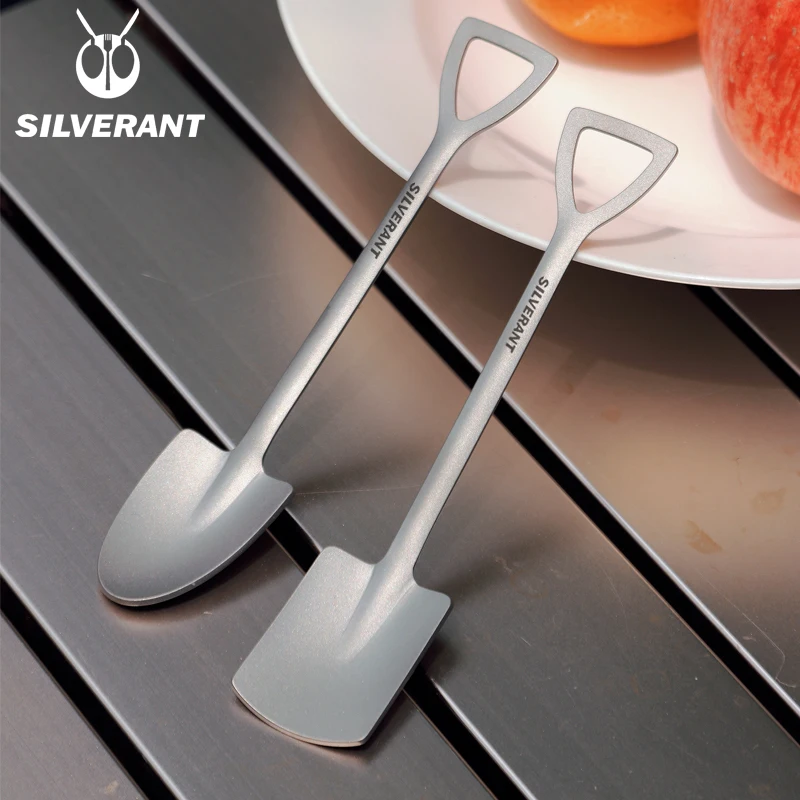 Outdoor Camping Dining Set - EDC Titanium Di Động Xẻng Hình