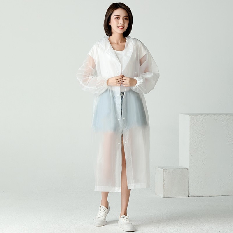 1pc Hooded Rain Coat Women Men - đánh giá và giá Camping Rain Poncho