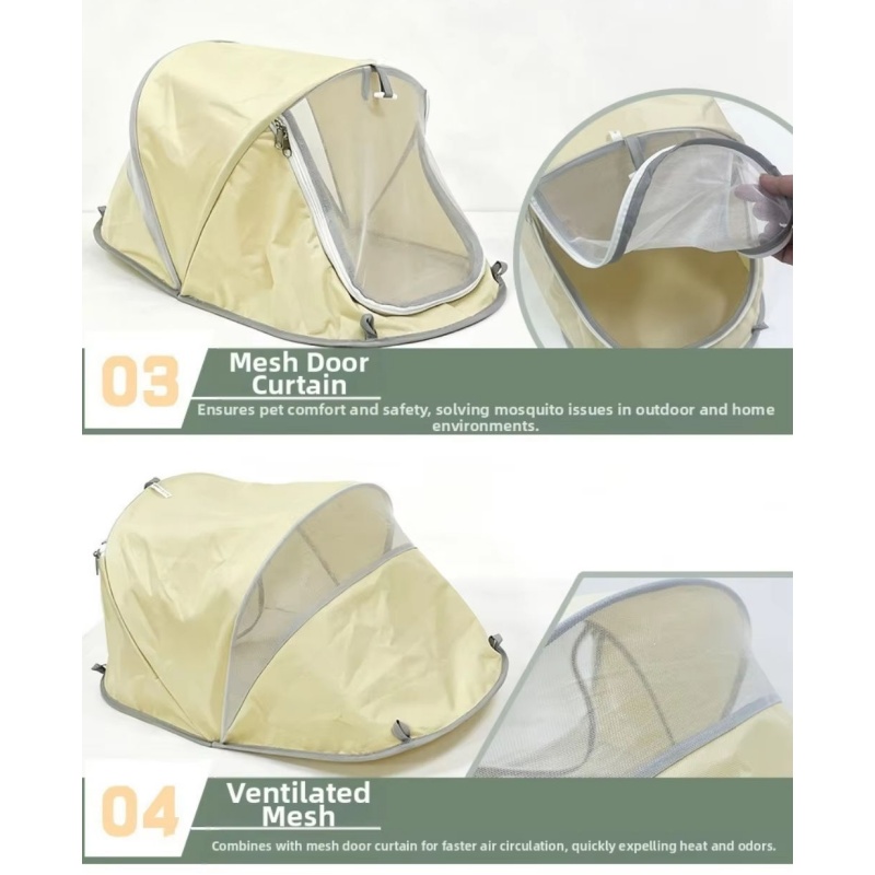 Portable Pop Up Dog Tent Sun P - đánh giá và giá Outdoor Camping Dog Bed