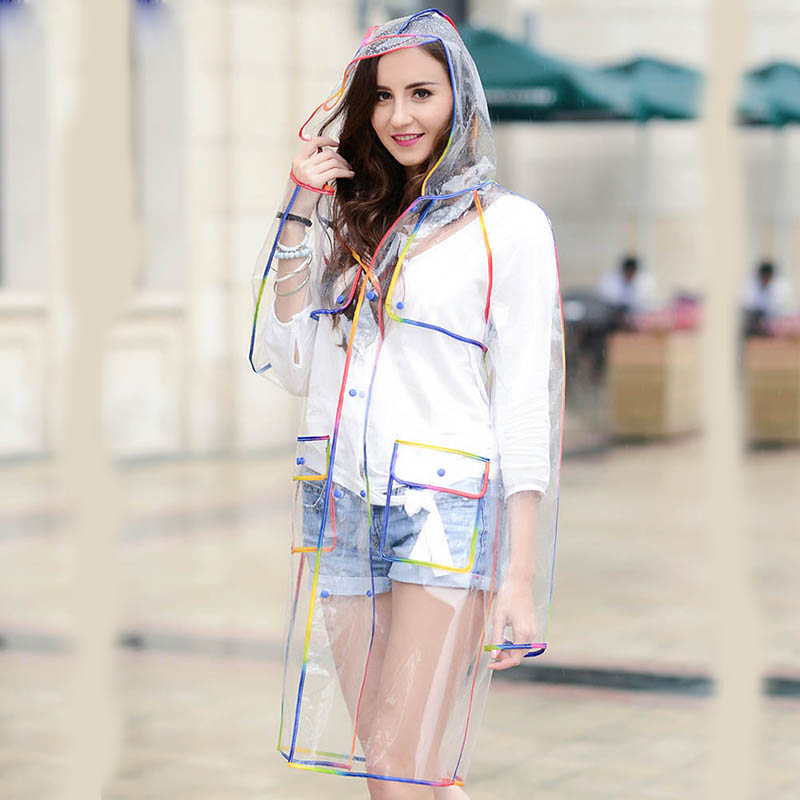 Thời Trang Mới Trong Suốt Rain - đánh giá và giá Camping Rain Poncho