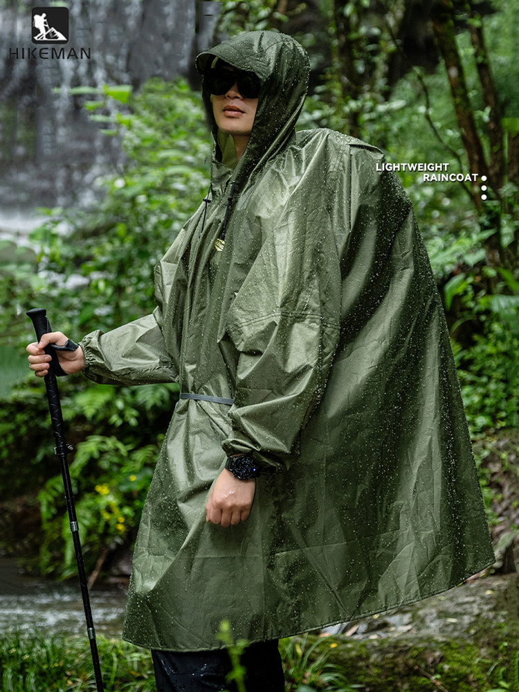 Ultralight Zipper Raincoat 210 - đánh giá và giá Camping Rain Poncho