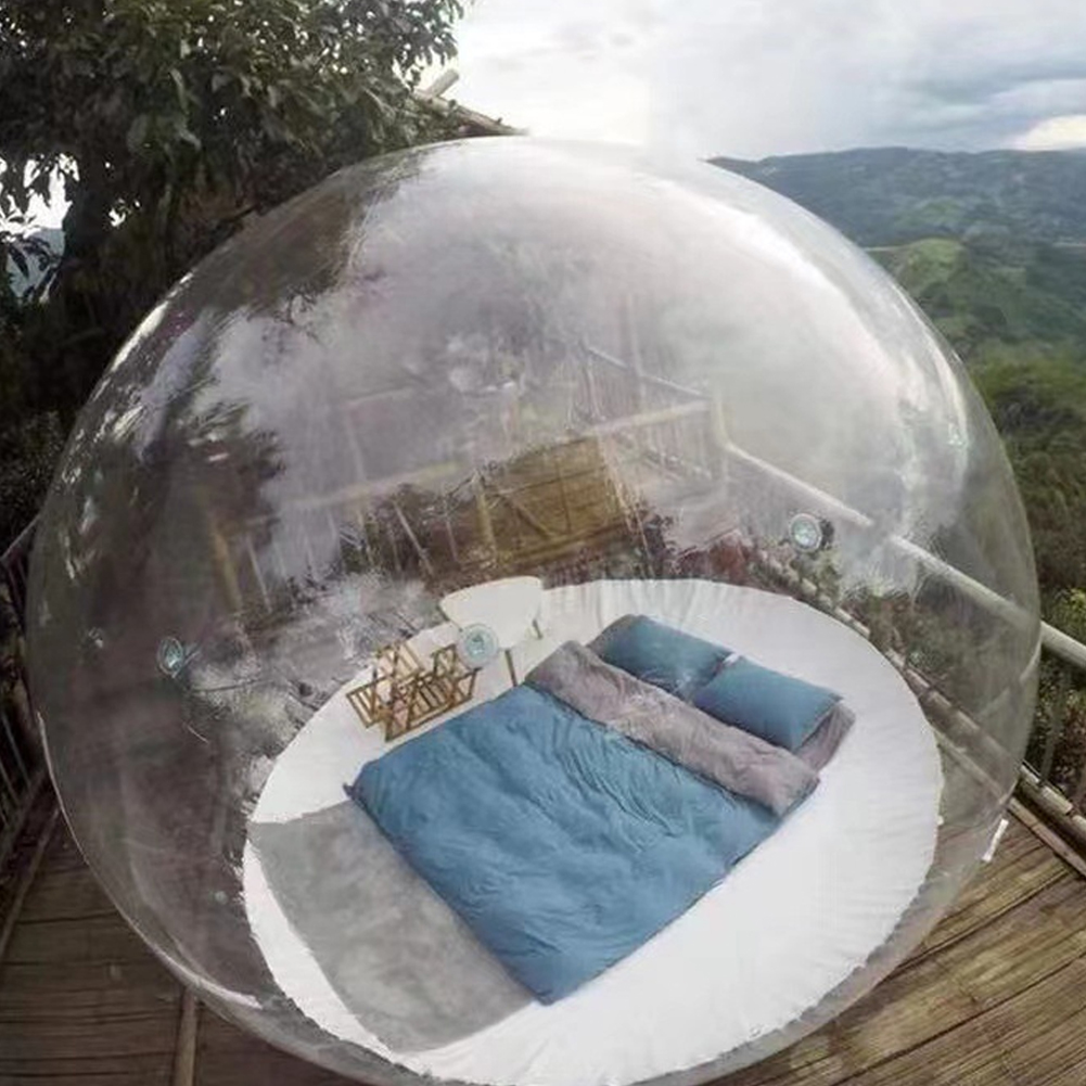 Inflatable Dome Bubble Tent, W - đánh giá và giá Outdoor Camping Exhibition