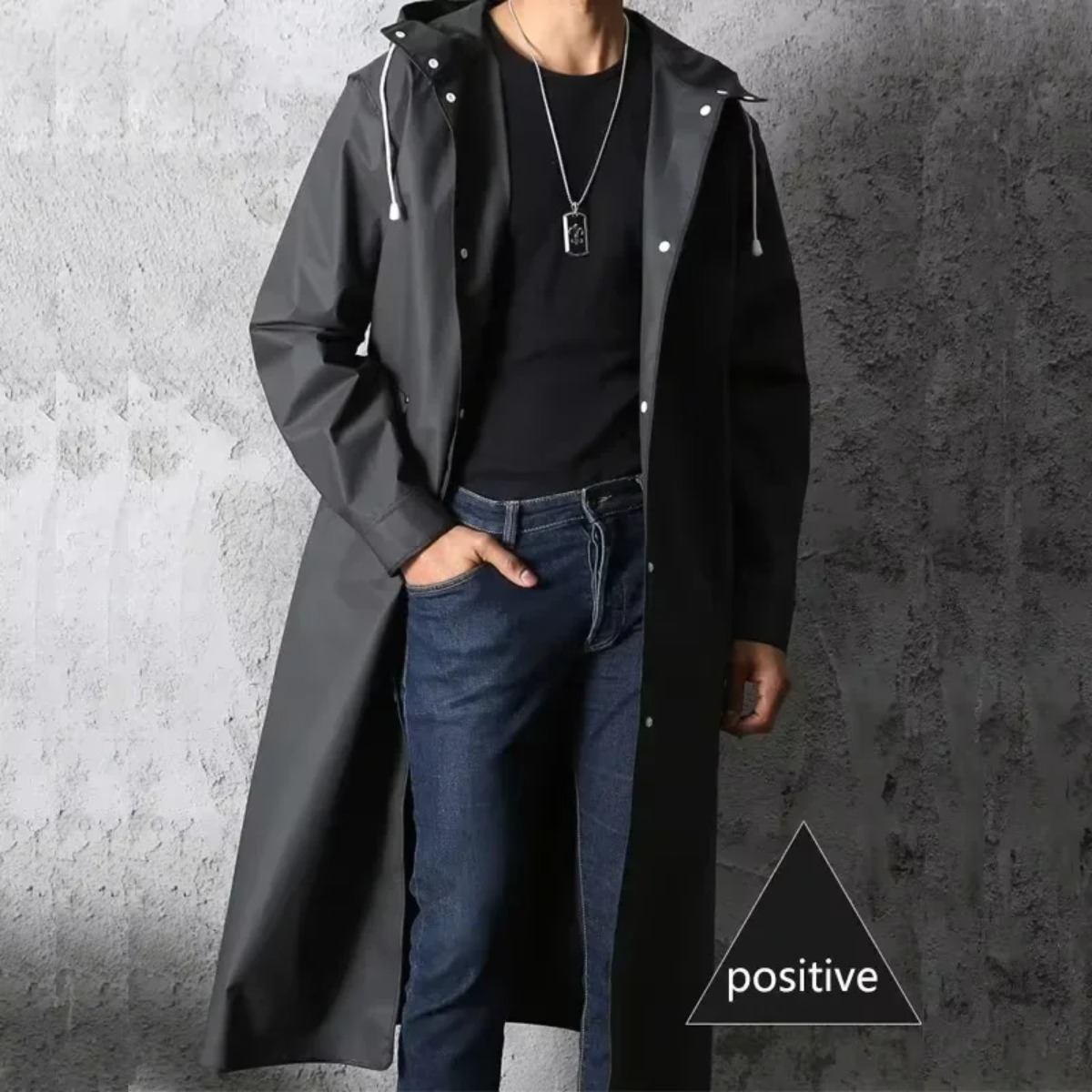 Fashionable Waterproof Hooded  - đánh giá và giá Camping Rain Poncho