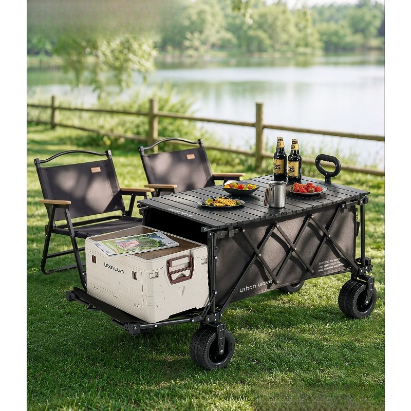 Folding Camping Wagon Cart Out - đánh giá và giá Outdoor Camping Trolley