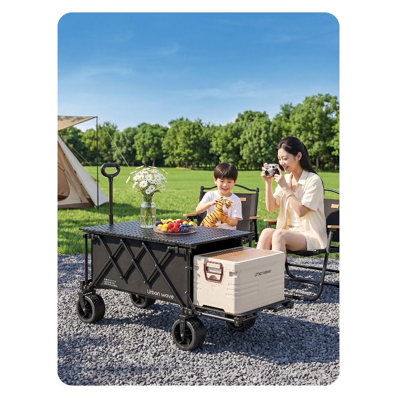 Folding Camping Wagon Cart Out - đánh giá và giá Outdoor Camping Trolley