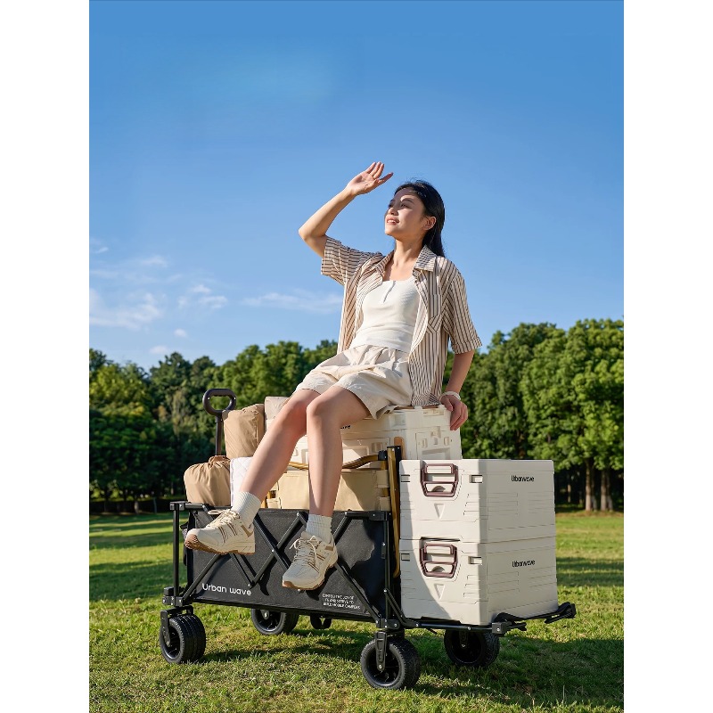 Folding Camping Wagon Cart Out - đánh giá và giá Outdoor Camping Trolley