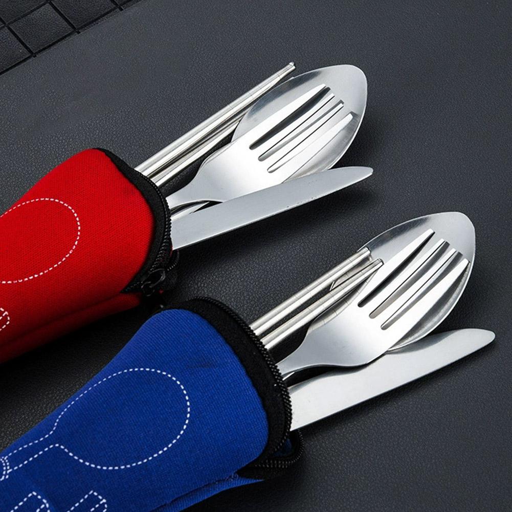 Picnic Set Tableware Washable  - đánh giá và giá Outdoor Camping Dining Set