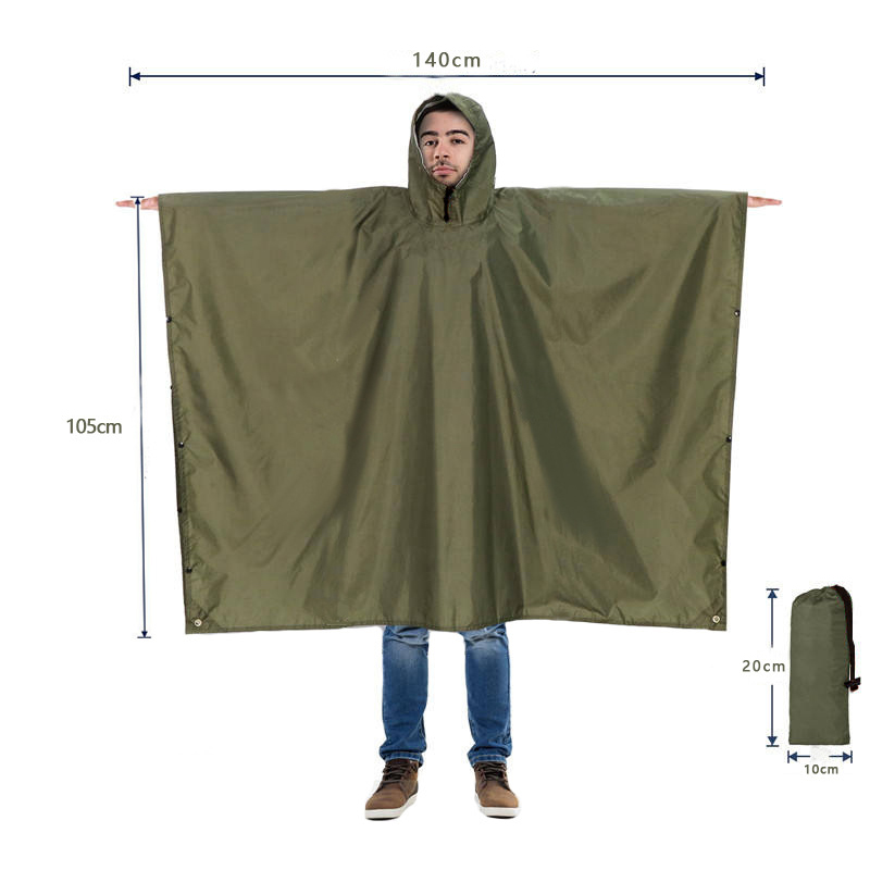 Heavy Duty Rain Poncho For Bac - đánh giá và giá Camping Rain Poncho