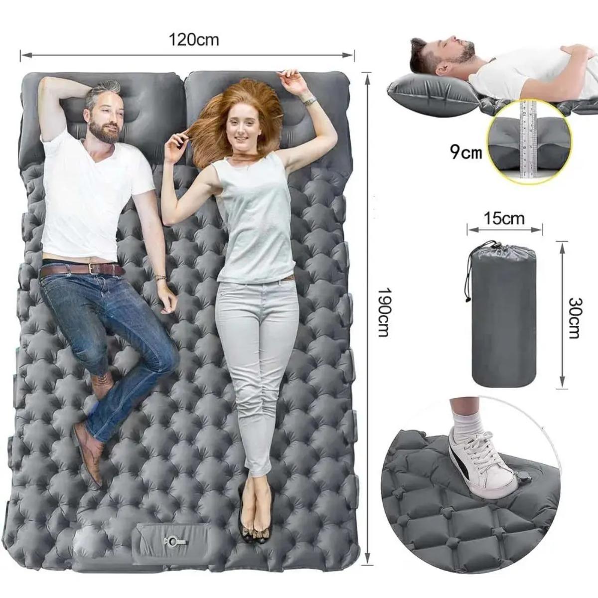 Single & Double Inflatable Air - đánh giá và giá Outdoor Camping Rugs