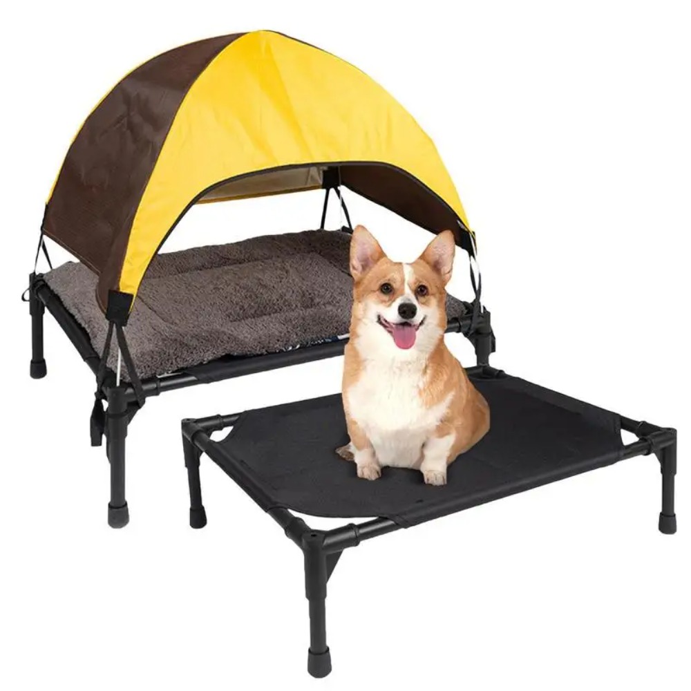 Outdoor Elevated Dog Bed, Fold - đánh giá và giá Outdoor Camping Dog Bed