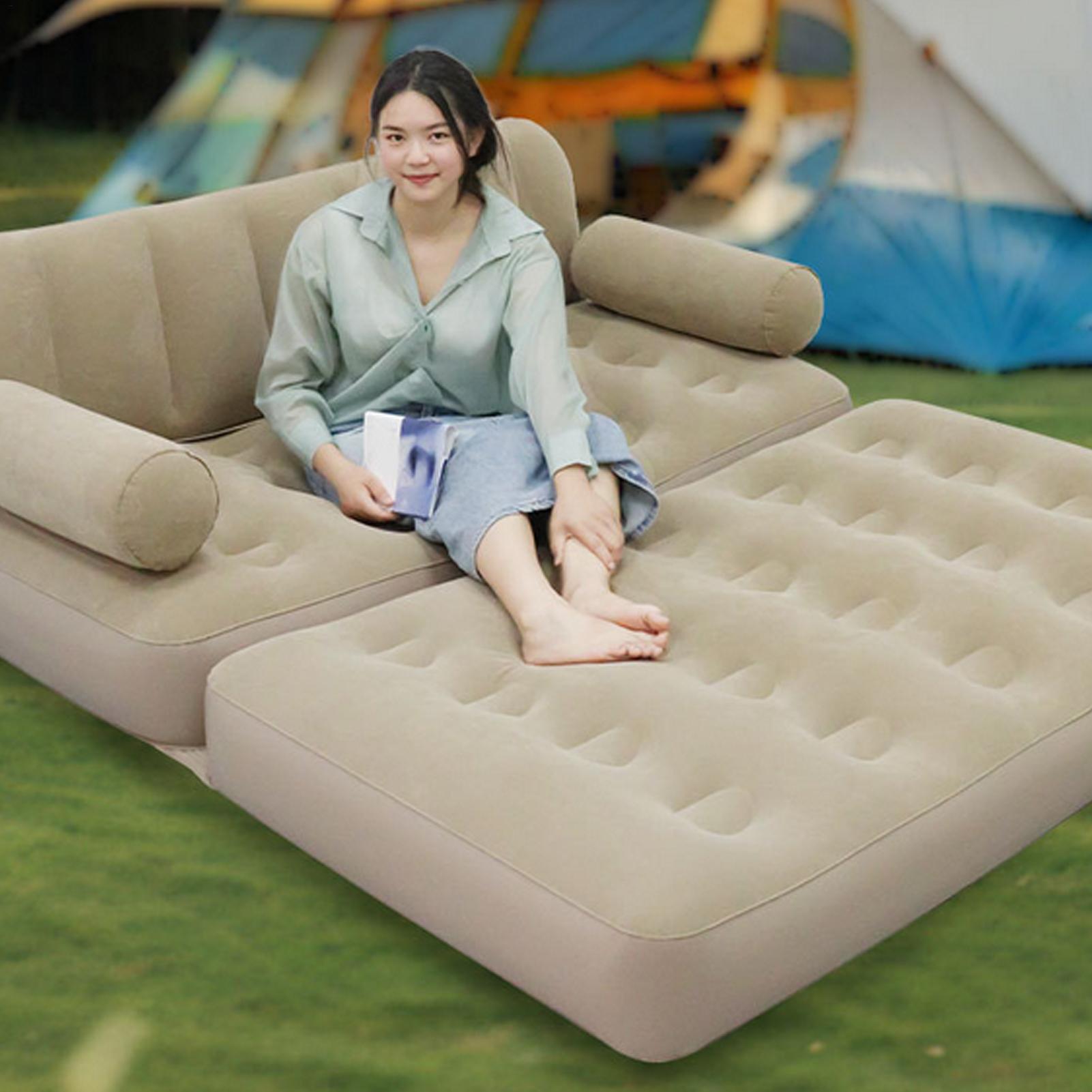 Air Sofa With Air Pump Folding - đánh giá và giá Bed Outdoor Camping