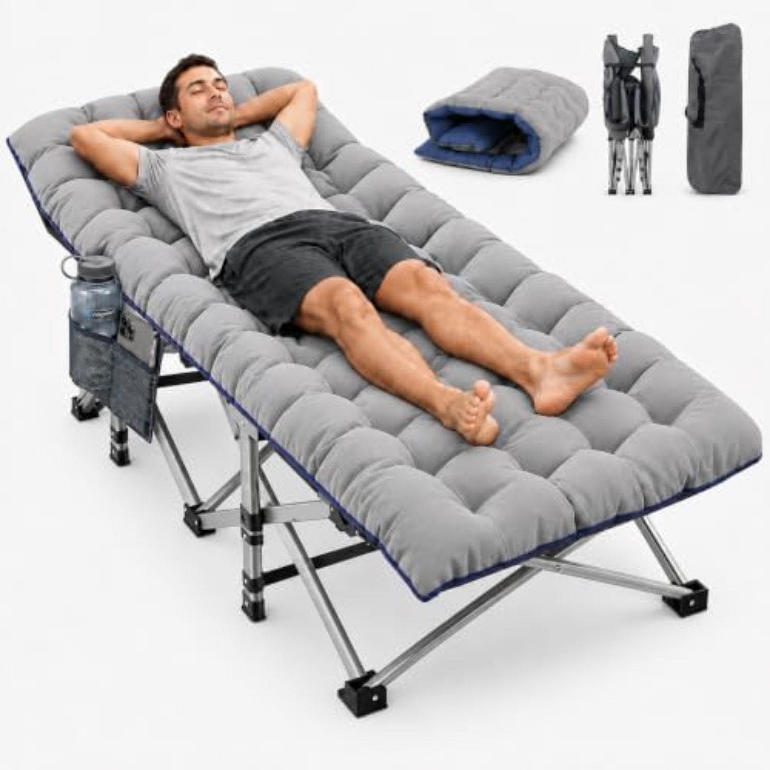 32'' XXL Camping Cot for Adult - đánh giá và giá Bed Outdoor Camping