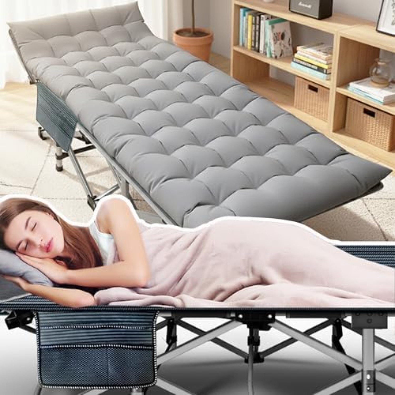 32'' XXL Camping Cot for Adult - đánh giá và giá Bed Outdoor Camping