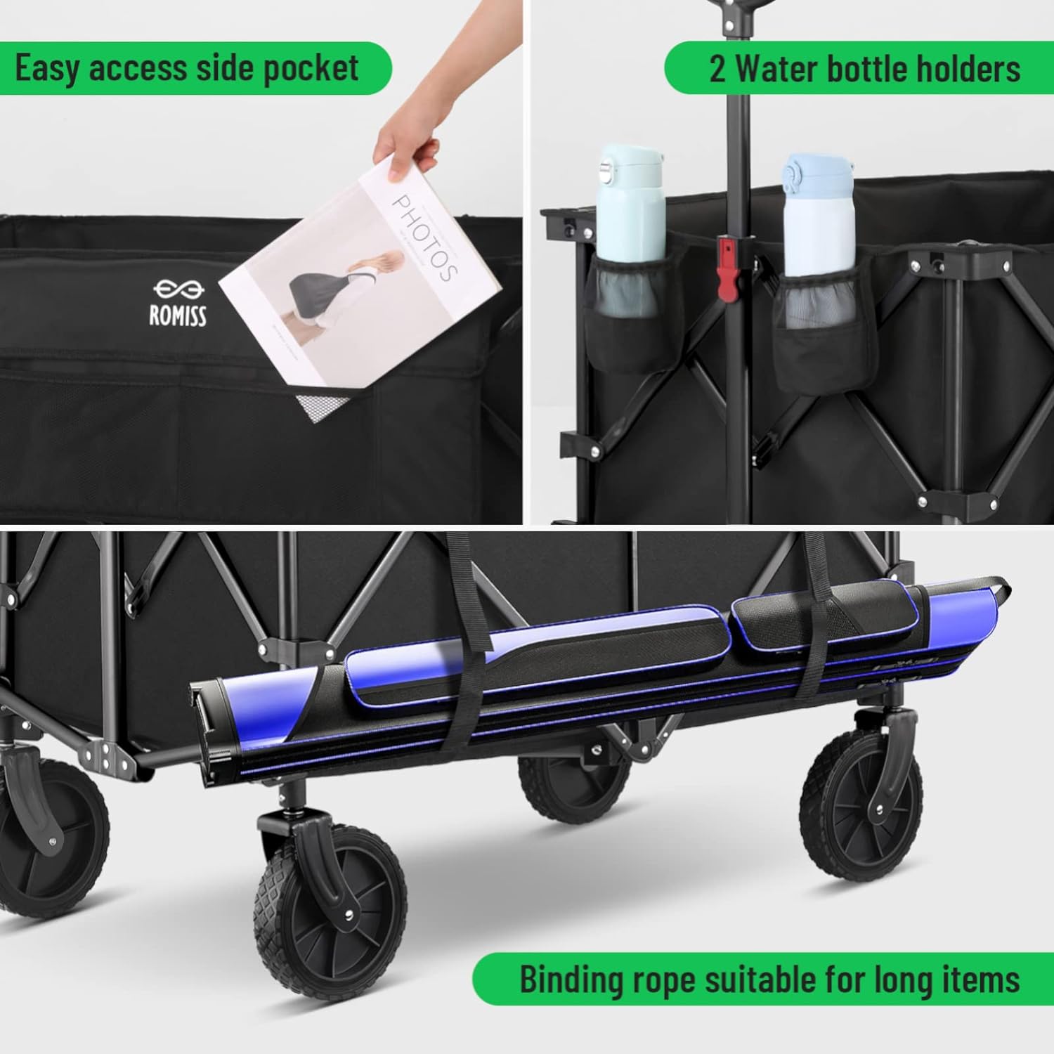 ODM Wholesale Folding Wagon wi - đánh giá và giá Outdoor Camping Trolley
