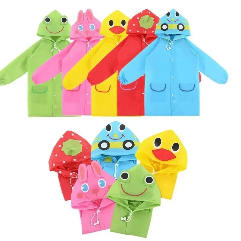 Kids Raincoat Cartoon Animal S - đánh giá và giá Camping Rain Poncho