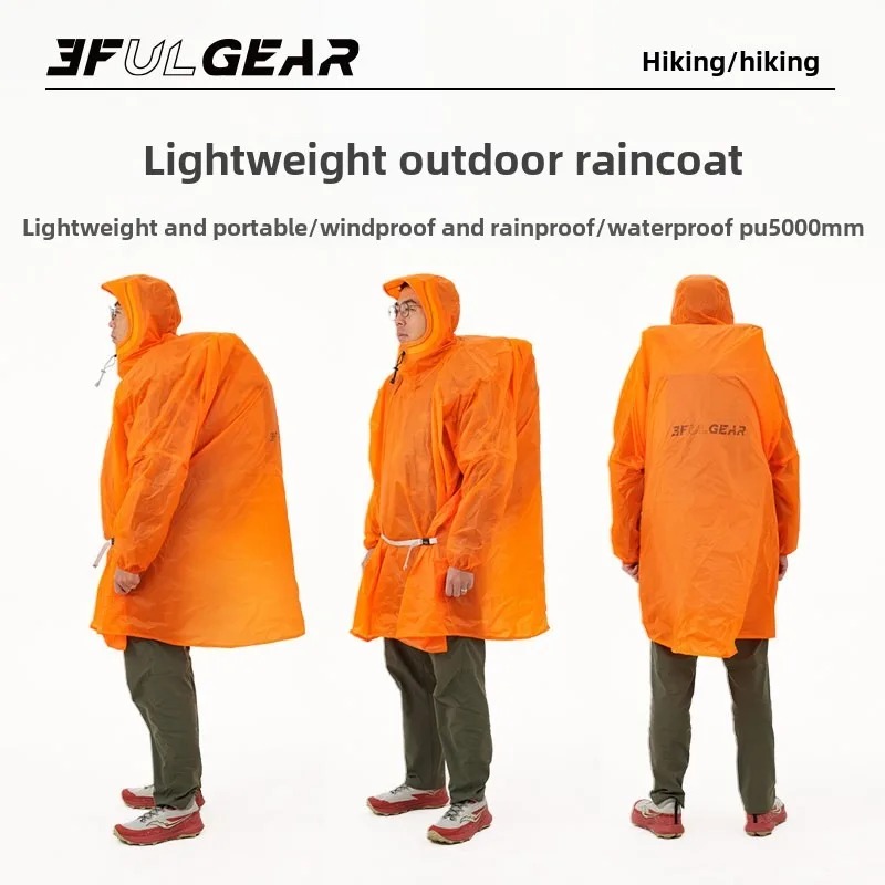 Ultralight Rain Poncho 3F UL G - đánh giá và giá Camping Rain Poncho