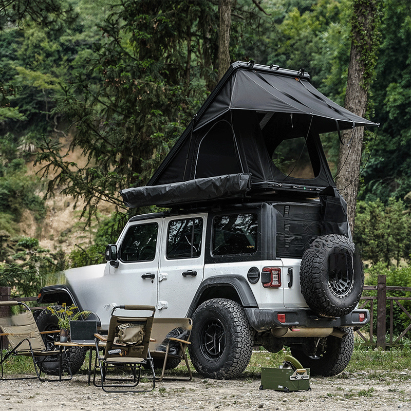 Hard Aluminum Rooftop Tent wit - đánh giá và giá Outdoor Camping Van Tent