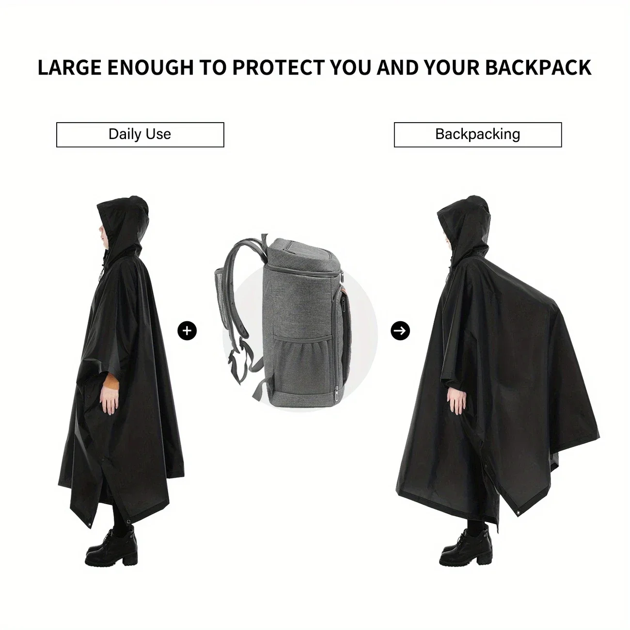 2026 For Camping Hiking 3-in-1 - đánh giá và giá Camping Rain Poncho
