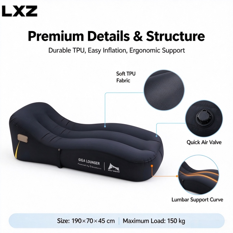 TPU Automatic Inflatable Chair - đánh giá và giá Bed Outdoor Camping