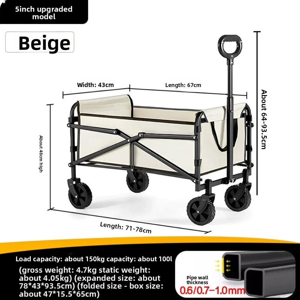 Lightweight Foldable Camping P - đánh giá và giá Outdoor Camping Trolley