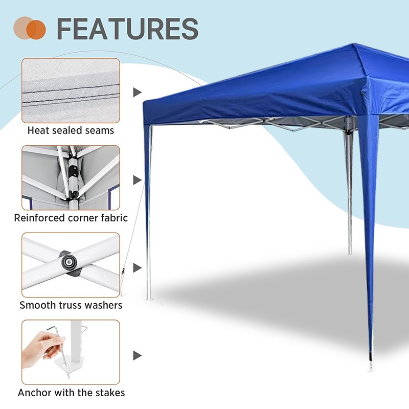 3x3m Four-sided Folding Pop Up - đánh giá và giá Outdoor Camping Exhibition
