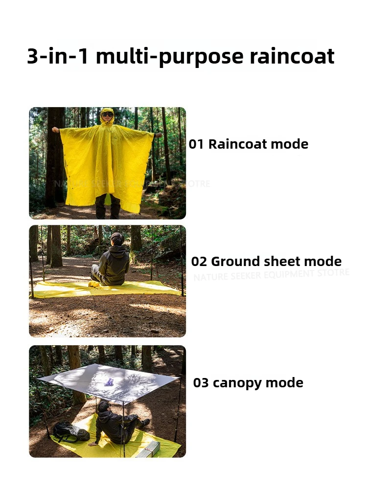 15D/210T Raincoat Waterproof R - đánh giá và giá Camping Rain Poncho